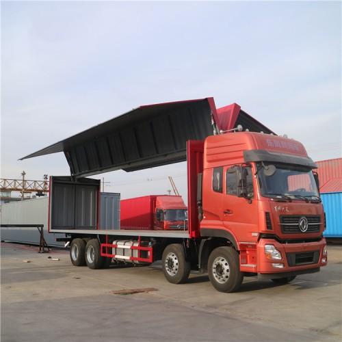 沧州飞翼专业定做9米6小型厢式货车液压集装箱 品质可靠