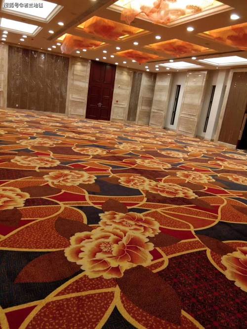 上海高清印花宴会厅地毯销售 尼龙阿克明材质 来图可制作供样