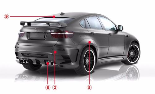 2008-2014 madly style body kits for bmw x6 e71