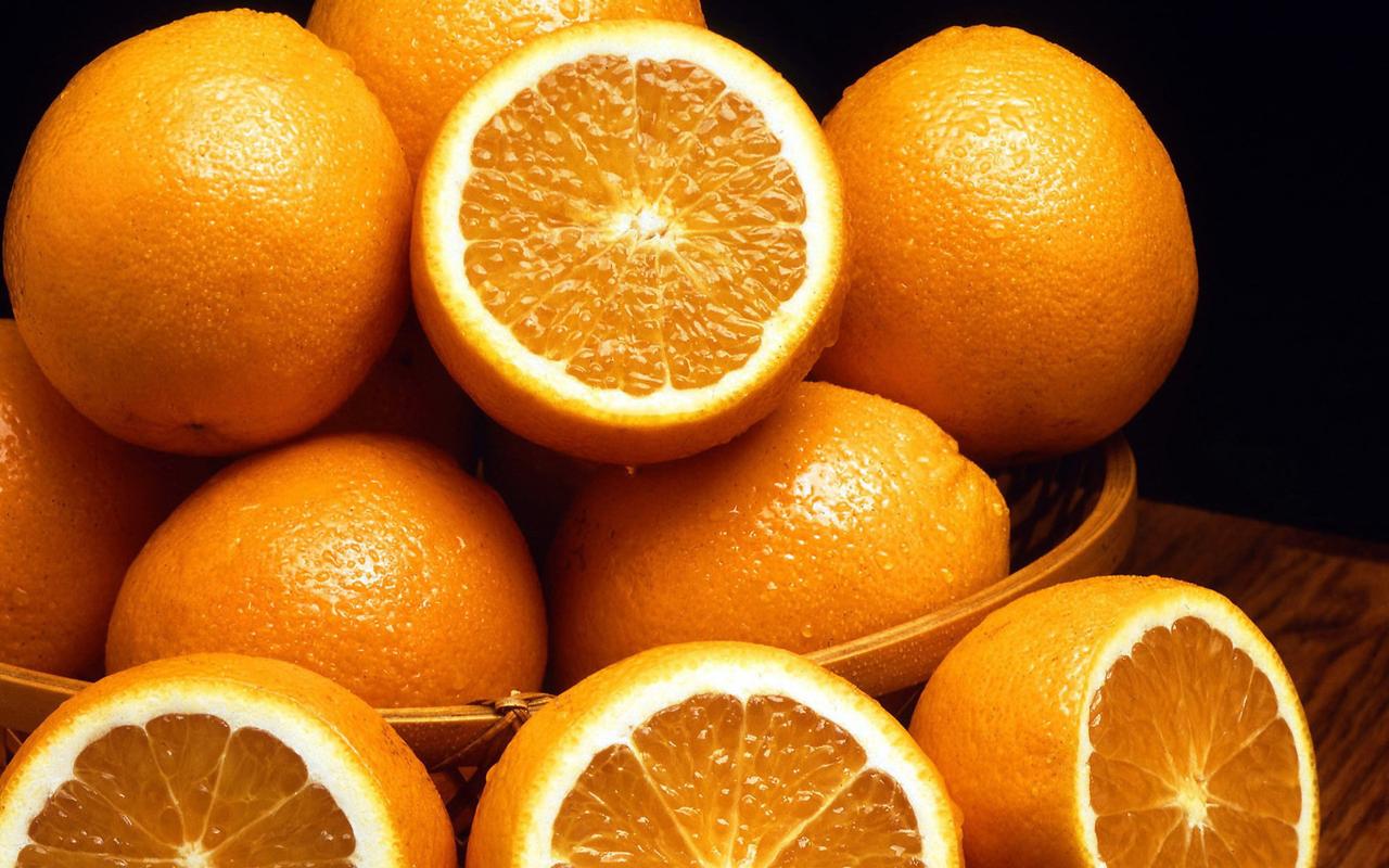 橙子高清图片电脑桌面壁纸