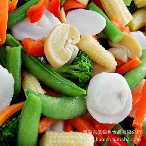 供应优质冷冻蔬菜 速冻蔬菜 混合装蔬菜 欢迎选购