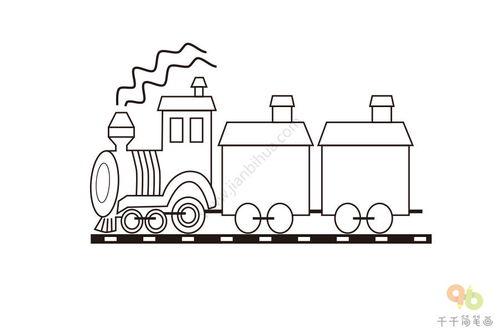 小火车简笔画小火车简笔画图片彩色