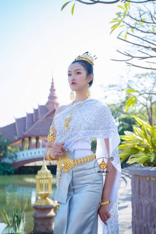 傣王妃服饰泰国传统服装套装傣族泼水节盛装迎宾民族服装