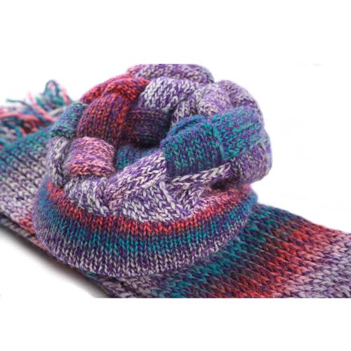帽子围巾套装二件套高档段染优质羊毛线保暖加厚冬季冬天女韩版潮宽