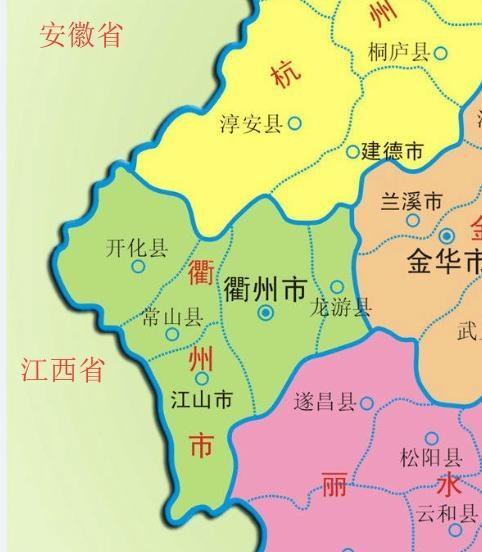 浙江省第一个县县通高铁,高速公路的地级市,位于四省交界处