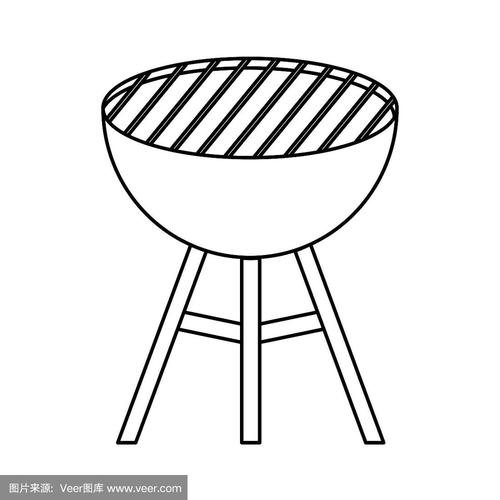 烧烤架图标形象