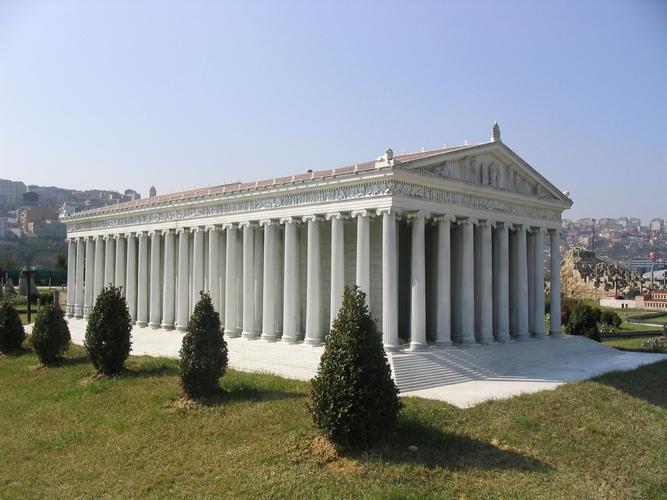 temple of artemis, ancient greek temple in turkey
