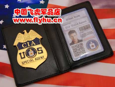 美国中央情报局 美国中情局 cia 金属 徽章 证件夹 卡包驾驶证