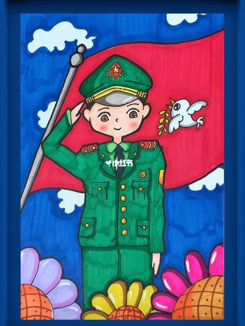疫情面前致敬中国军人9899_疫情_儿童画_临摹_资讯_民生新闻