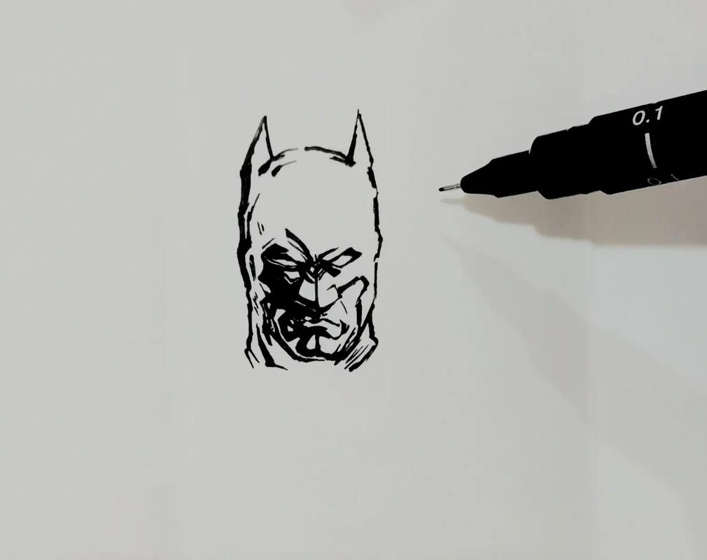 画张小速写吧～ #简笔画 #蝙蝠侠 #dc #超级英雄 #小 - 抖音