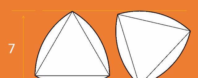 莱洛三角形是除了圆形以外,最简单易懂的勒洛多边形,一个定宽曲线.