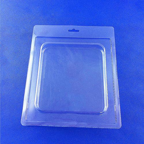 厂家批发pvc对折吸塑包装盒 方形透明吸塑盒泡壳 电子产品包装盒