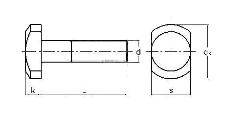 佰瑞特 304不锈钢t型螺丝m5m6m8m10m12 t型槽用螺栓 t形压板螺丝钉gb