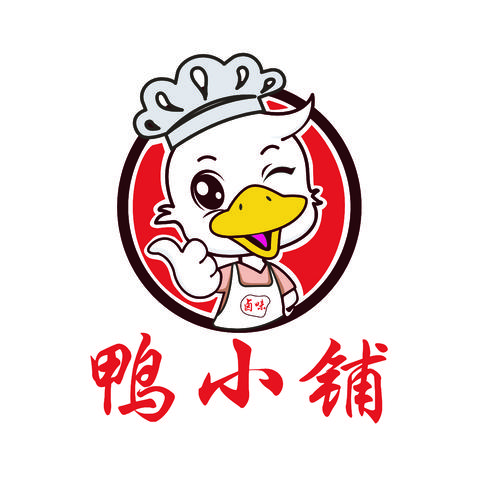 鸭小铺logo设计