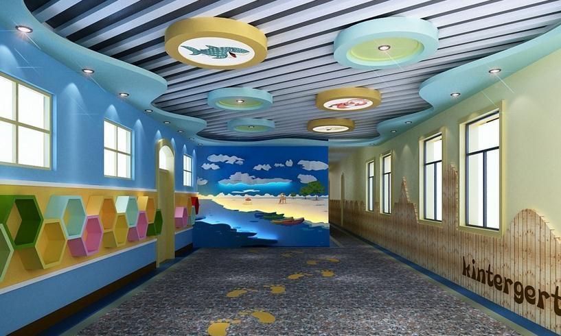 幼儿园教室环境布置吊顶图片效果图