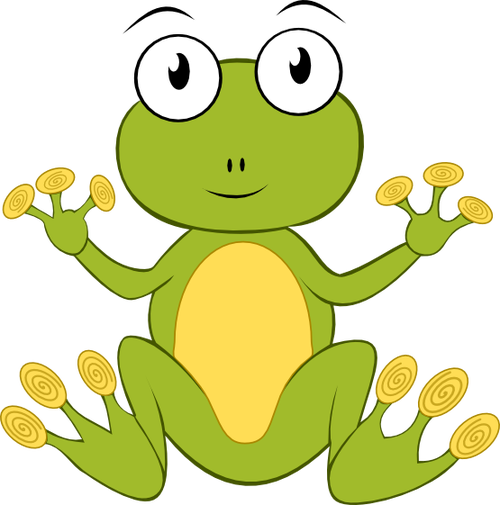 cute animated frogs