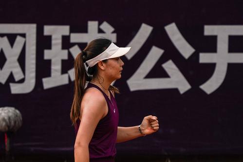 网球——中国巡回赛安宁站:王美玲晋级决赛