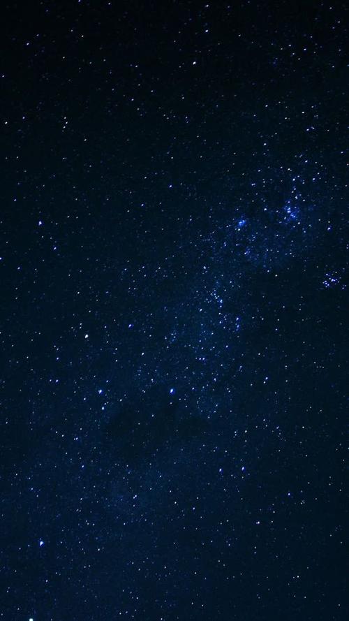 唯美的星空夜景图