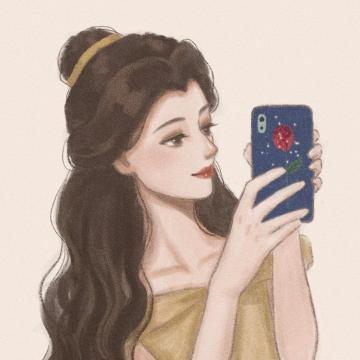 迪士尼公主手机自拍个性头像