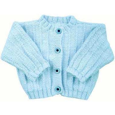 婴幼儿毛衣斗篷编织教程(时尚婴儿开襟羊毛衫的自由选择棒针编织图案)
