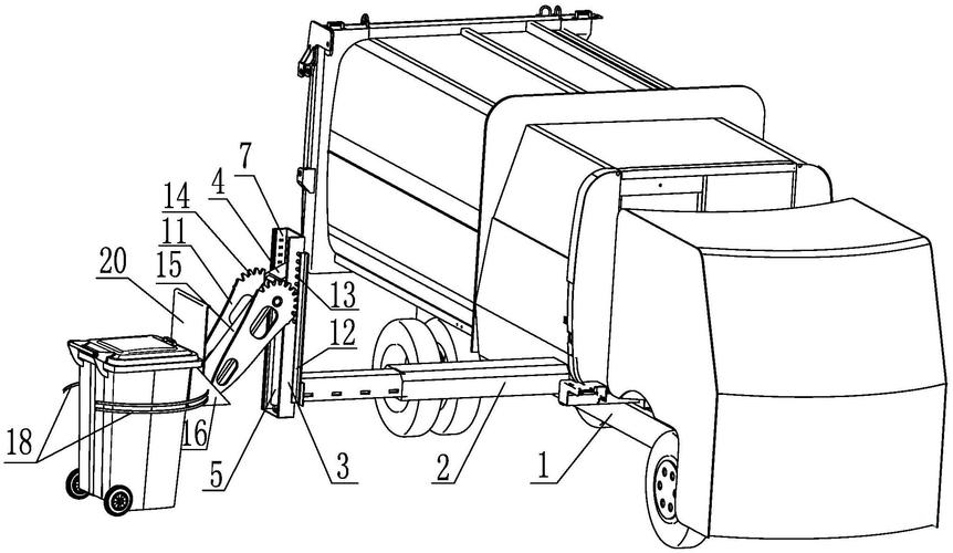 侧装式垃圾车自动装载装置-爱企查