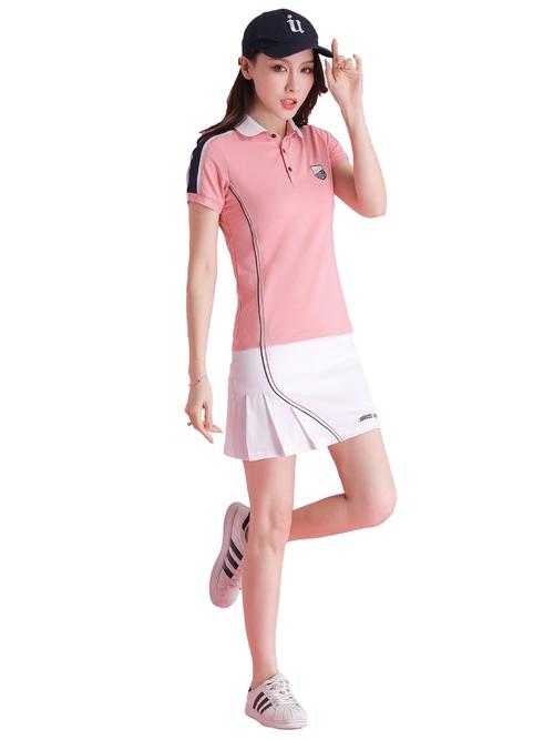女装裙网球夏装韩国球网高尔夫球高尔夫羽毛球女羽毛套装运动装运