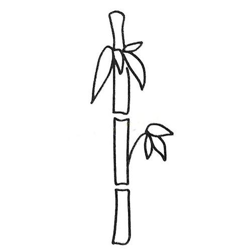 手抄报竹子简笔画怎么画竹子的画法儿童图片竹子简笔画竹子卡通简笔画
