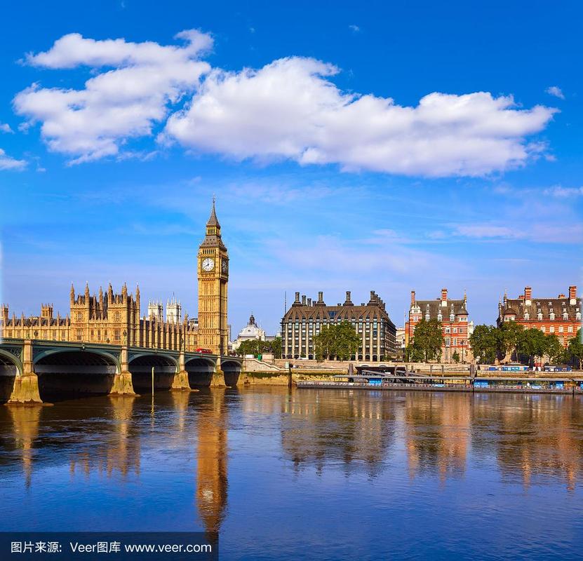 大本钟,伦敦,泰晤士河,纪念碑,外立面