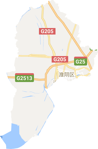 淮阴区高清电子地图