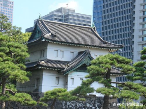日本天皇居住的地方,保留了江户时代的建筑风格!