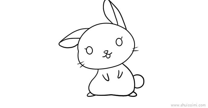兔子儿童画怎么画 兔子简笔画好看