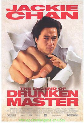 the legend of drunken master movie poster original ss 27x40