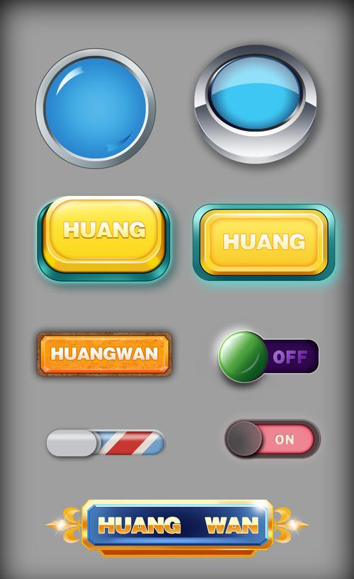 按钮|平面|图案|huangwanwan - 原创作品 - 站酷 (zcool)