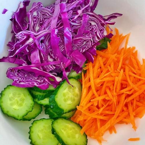 蔬菜沙拉,超适合春天的小清新美食