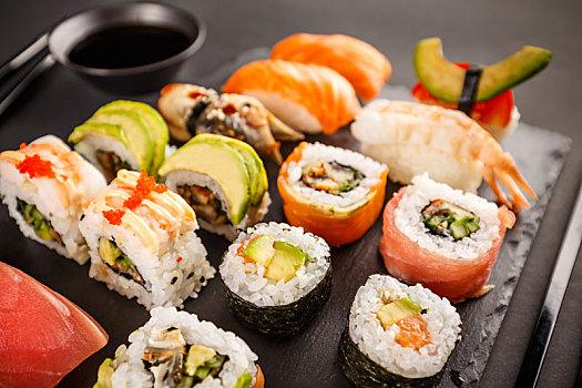 日本,食物,寿司,寿司卷