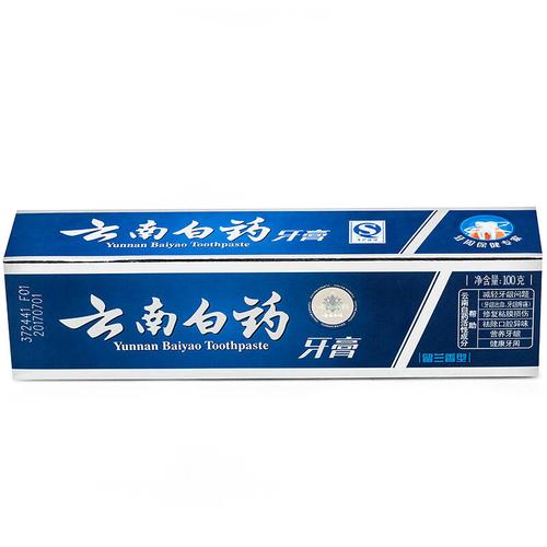 云南白药 牙膏 100g(留兰香型)