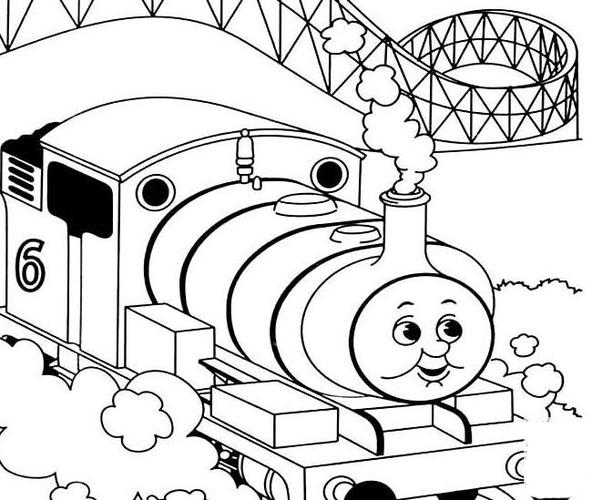 有关卡通小火车的简笔画画法 火车简笔画教程
