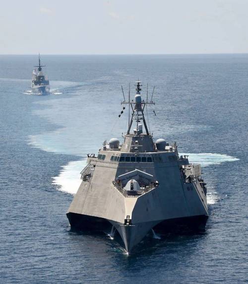 美国将要退役的"濒海战斗舰"打包卖给中国台湾地区?_海上_台湾海峡_作