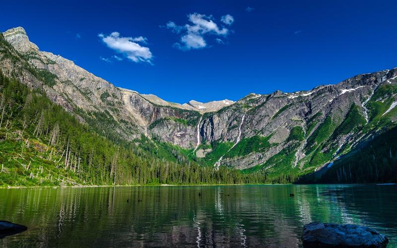 自然和风景 湖 雪崩湖,山,天空 壁纸 雪崩湖,山,天空 桌布 - 1280x800