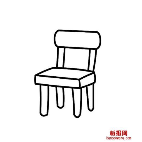 首页 简单的凳子画法-在线图片欣赏 简笔画椅子的画法简笔画动画教程