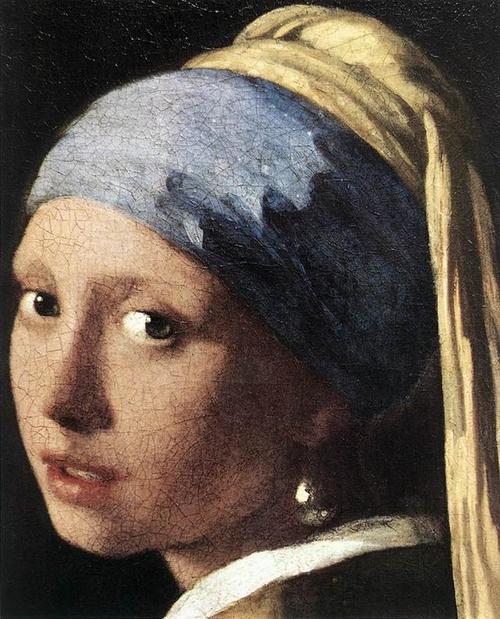 约翰内斯维米尔的油画戴珍珠耳环的少女已经被改成同名电影