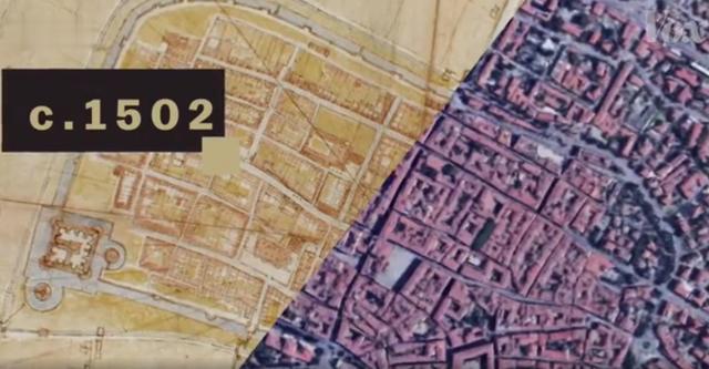 达芬奇竟然在500多年前就已经画出了卫星地图?真乃鬼才也