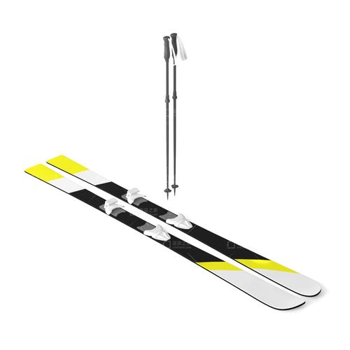 滑雪雪橇板三维模型