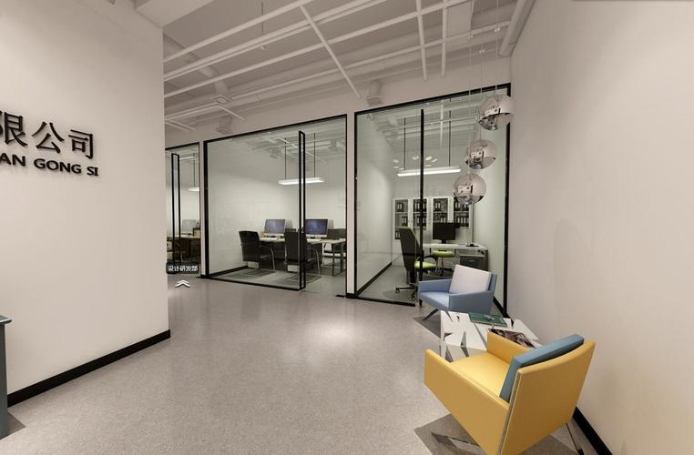 500平服装公司办公室设计案例 会呼吸的办公空间设计