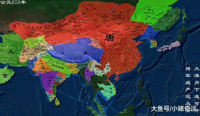 八张地图看唐军如何灭国,观大唐版图怎样走向全盛