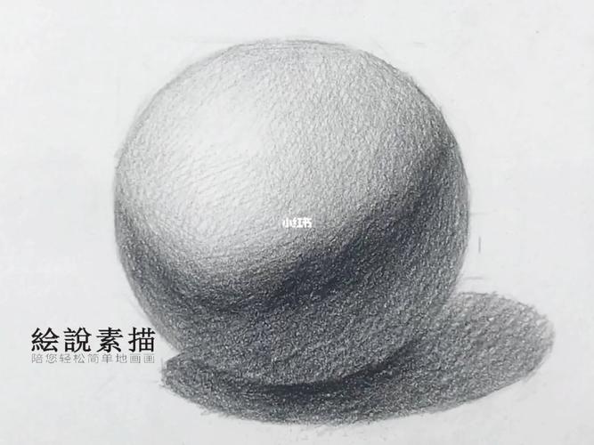 素描基础圆球的画法要点在哪里怎么画圆