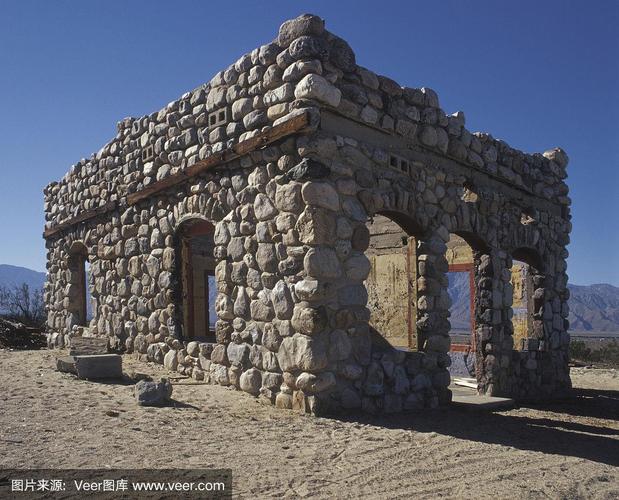 古老的石制沙漠建筑