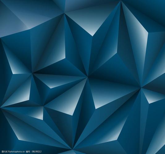3d立体几何背景素材图片