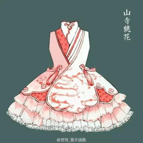 当中国风邂逅洛丽塔67分享一组古风的小裙子
