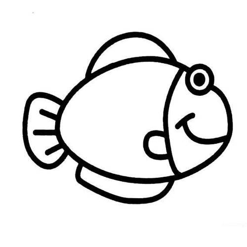 最新关于画鱼的简笔画 简单又好看的鱼作品欣赏